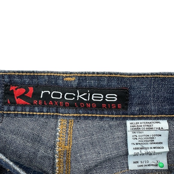 ROCKIES Vintage Jeans Relaxed Long Rise Blue - Picture 9 of 10